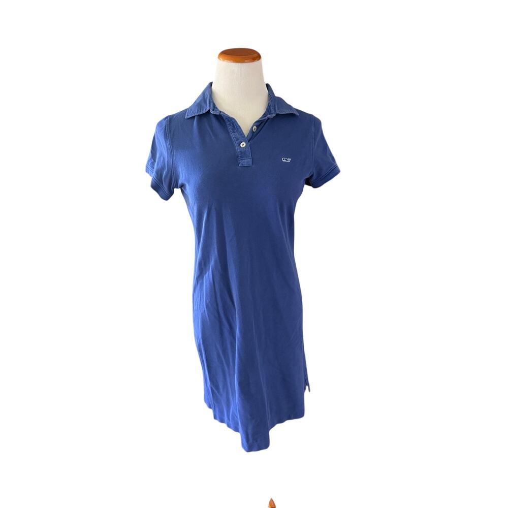 Vineyard Vines Women's XS Short Sleeve Polo Dress in Blue 💘